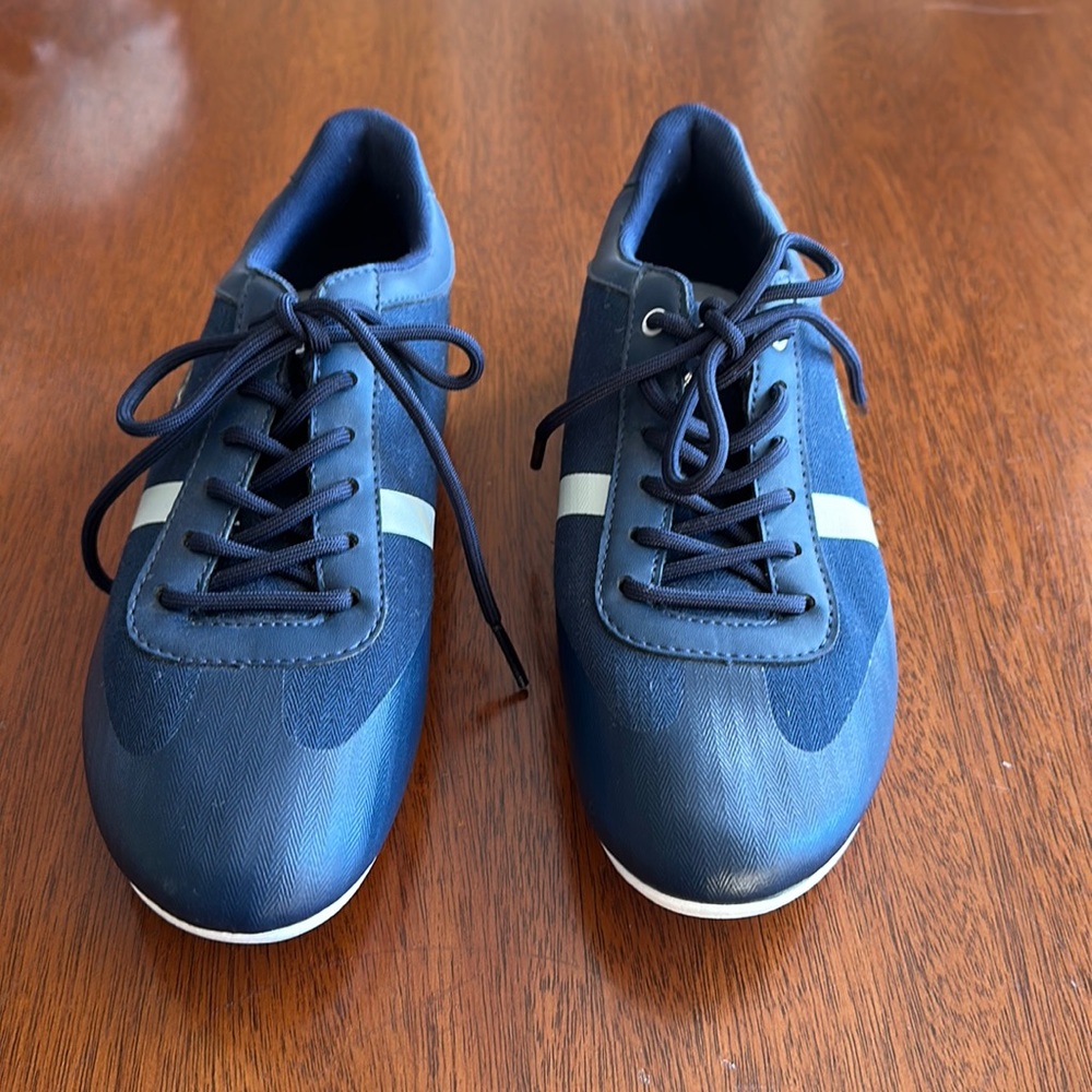 Blue Lacoste sneakers